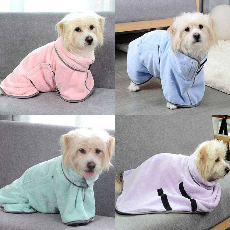 Quick-drying Pet Absorbent Towel Dog Bathrobe Pet Dog Bath Towel For Dogs Cats Microfiber Absorbent Pet Drying Towel Pet Supplies Pet Products - 𝓢𝓱𝓸𝓹𝓵𝓮𝓬𝔂