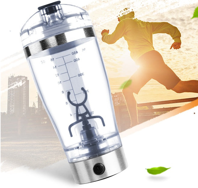 Electric Protein Shake Stirrer USB Shake Bottle Milk Coffee Blender Kettle Sports And Fitness Charging Electric Shaker Cup - 𝓢𝓱𝓸𝓹𝓵𝓮𝓬𝔂