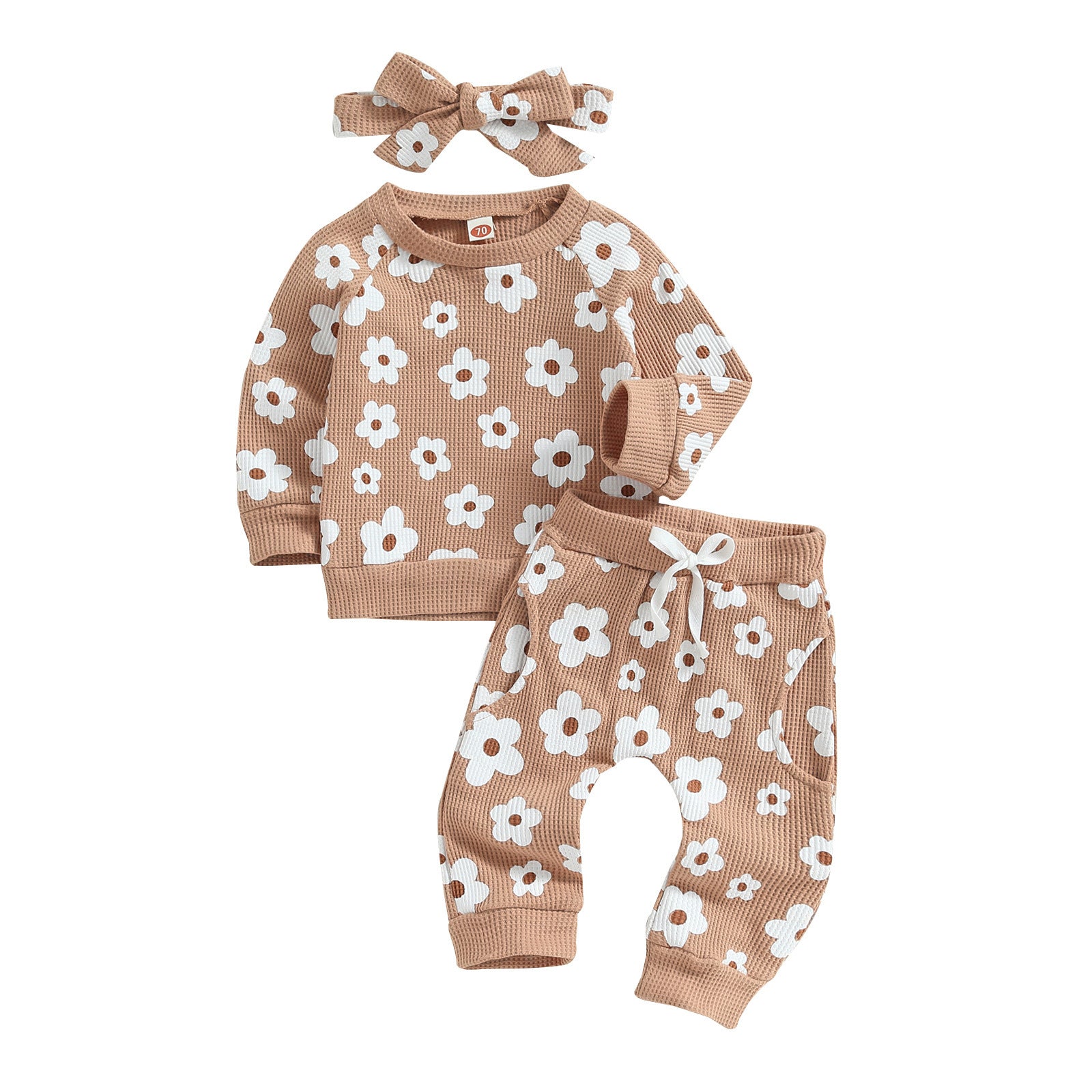 Personality New Waffle Print Sweater Suit - 𝓢𝓱𝓸𝓹𝓵𝓮𝓬𝔂