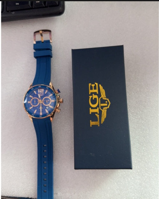 Quartz Men's Waterproof Watch Multi-function - 𝓢𝓱𝓸𝓹𝓵𝓮𝓬𝔂