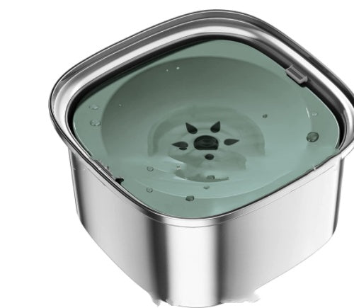 Pet Stainless Steel Water Bowl Large Capacity Floating - 𝓢𝓱𝓸𝓹𝓵𝓮𝓬𝔂