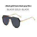 Fashionable Concave Sunglasses Trendy Anti-blue Light - 𝓢𝓱𝓸𝓹𝓵𝓮𝓬𝔂