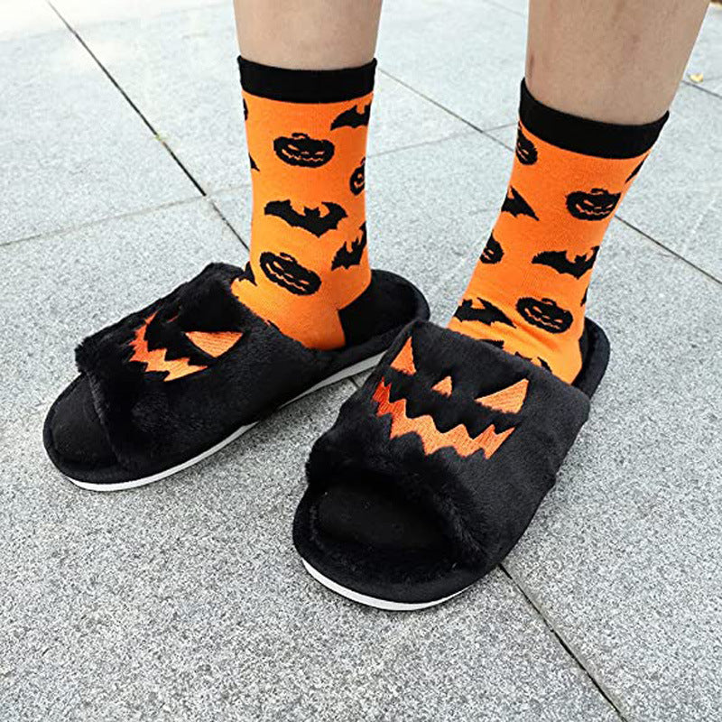 Halloween Shoes Winter Cute Warm Home Slippers Women - 𝓢𝓱𝓸𝓹𝓵𝓮𝓬𝔂