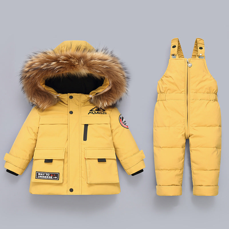 Children's Down Jacket Suit New Winter Baby Baby Down Jacket Two-piece Set - 𝓢𝓱𝓸𝓹𝓵𝓮𝓬𝔂