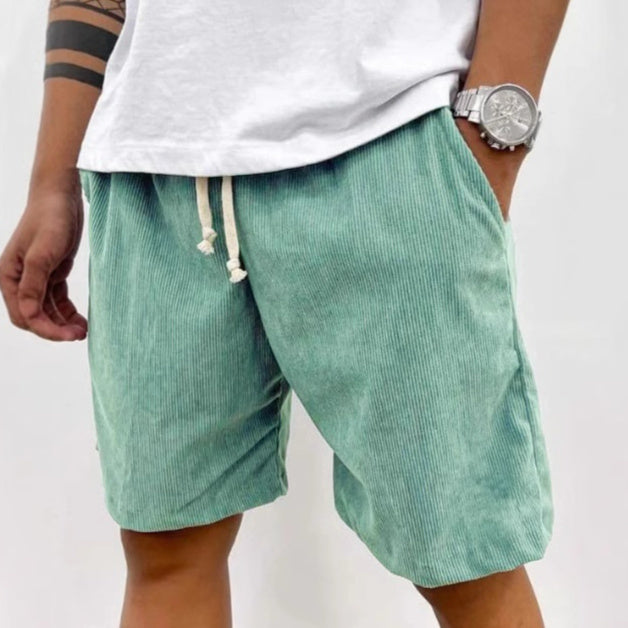 Lace-up Corduroy Men's Shorts Casual Pants - 𝓢𝓱𝓸𝓹𝓵𝓮𝓬𝔂