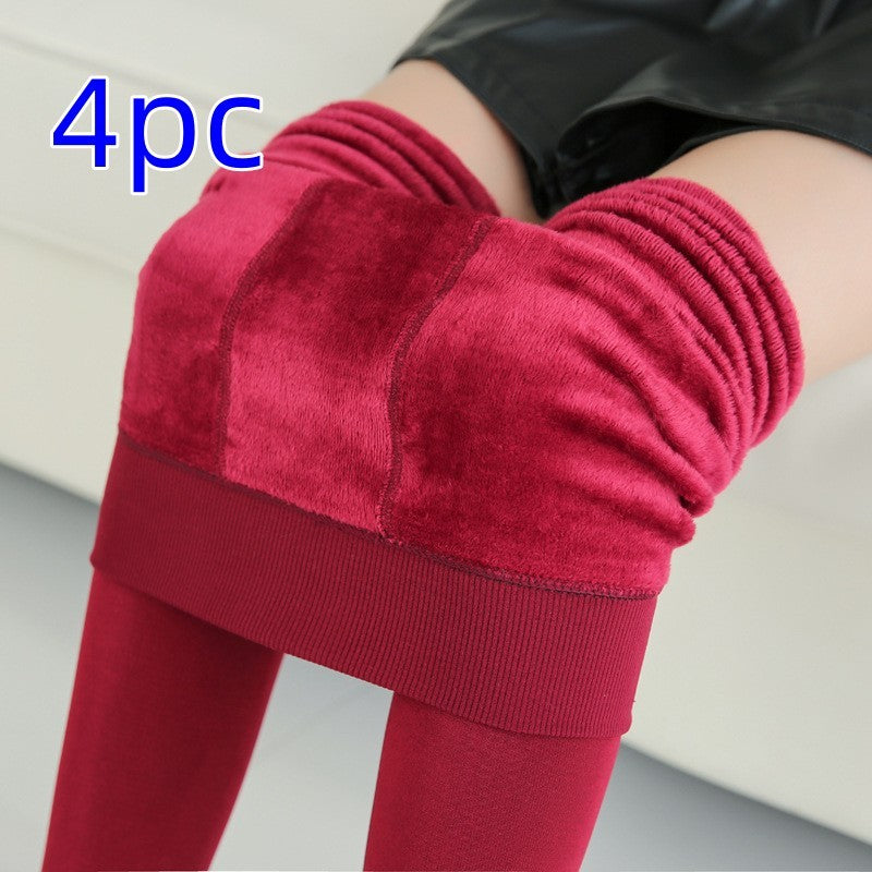 Fashionable Warm Fur Leggings Winter Body Legs Keep Warm - 𝓢𝓱𝓸𝓹𝓵𝓮𝓬𝔂