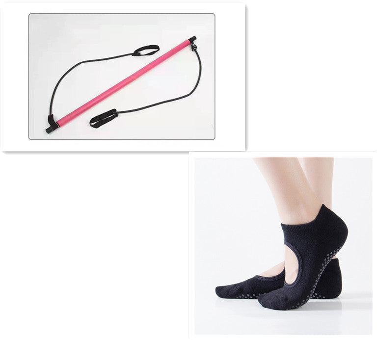 Stretching Pilates Stick Yoga Home Stretch Training Puller Multifunctional Fitness Stick - 𝓢𝓱𝓸𝓹𝓵𝓮𝓬𝔂