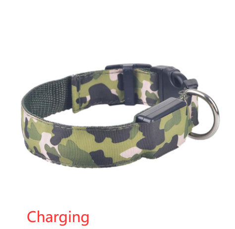 Camouflage pet supplies luminous dog collar - 𝓢𝓱𝓸𝓹𝓵𝓮𝓬𝔂
