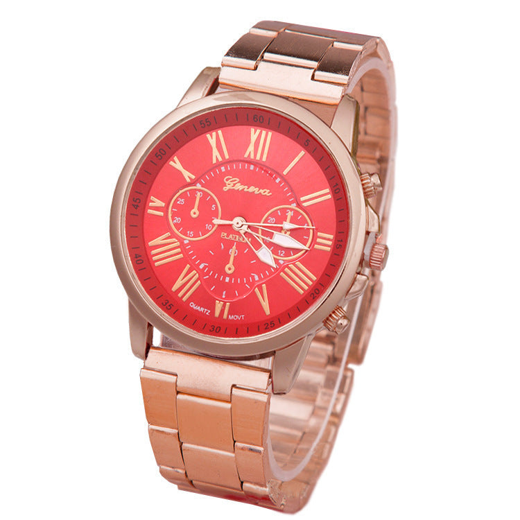 Women's Leisure Alloy Steel Belt Quartz Watch - 𝓢𝓱𝓸𝓹𝓵𝓮𝓬𝔂