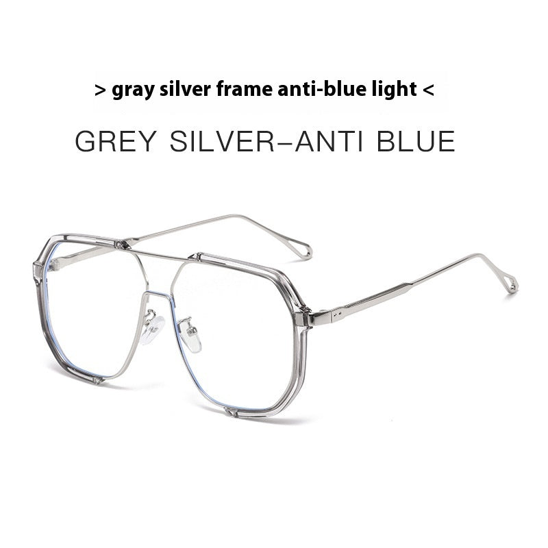 Fashionable Concave Sunglasses Trendy Anti-blue Light - 𝓢𝓱𝓸𝓹𝓵𝓮𝓬𝔂