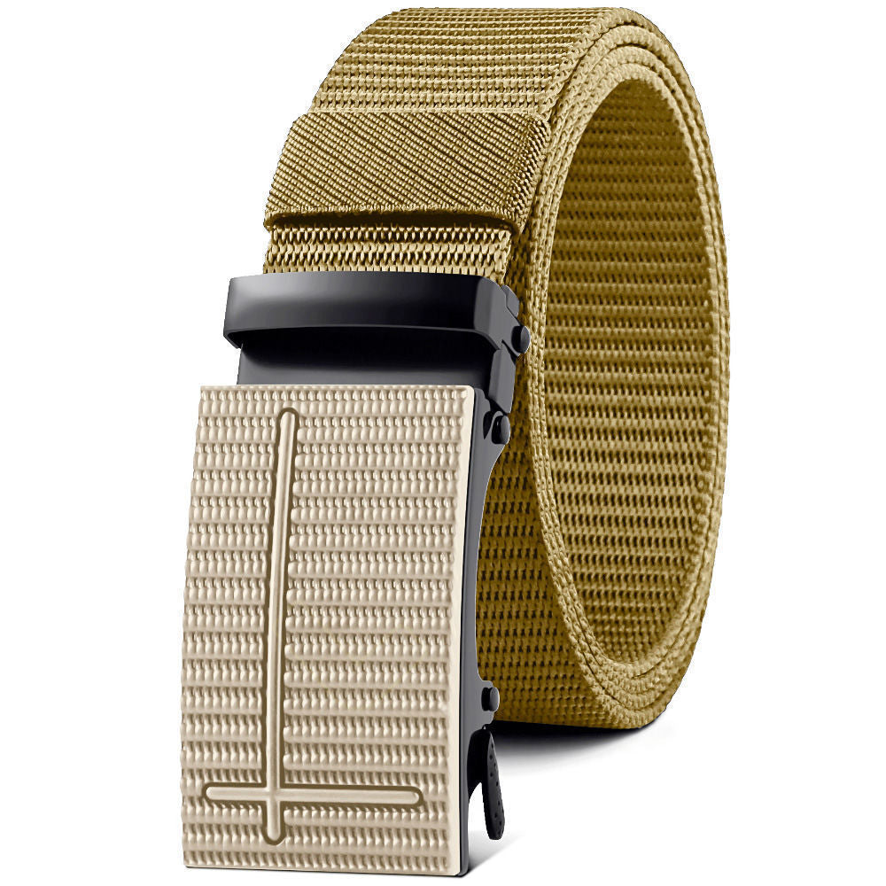 Nylon Waistband Men's Automatic Buckle Outdoor Canvas Belt - 𝓢𝓱𝓸𝓹𝓵𝓮𝓬𝔂