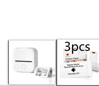 Portable Mini Thermal Label Printer Home Photo Printer Student Wrong Question Printer Bluetooth-compatible Mini Label Printer Price Tag - 𝓢𝓱𝓸𝓹𝓵𝓮𝓬𝔂
