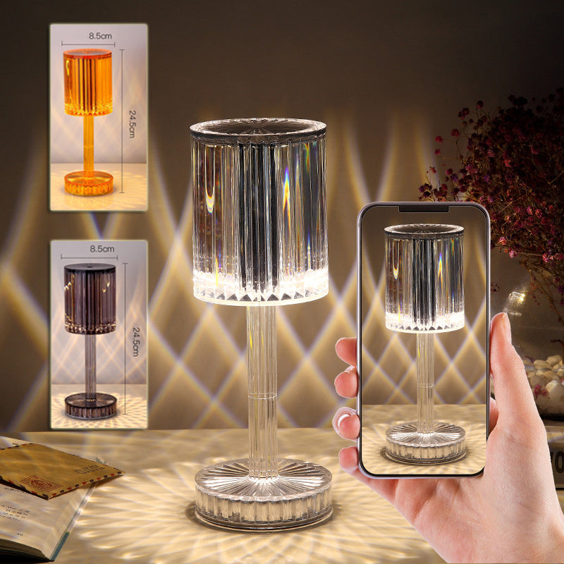 New Crystal Table Lamp Hotel Decoration Diamond Romantic Warm Led For Home Decor Romantic Gift Night Light - 𝓢𝓱𝓸𝓹𝓵𝓮𝓬𝔂