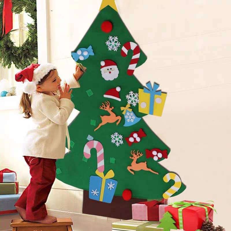 DIY Felt Christmas Tree With Three-dimensional Christmas Tree - 𝓢𝓱𝓸𝓹𝓵𝓮𝓬𝔂