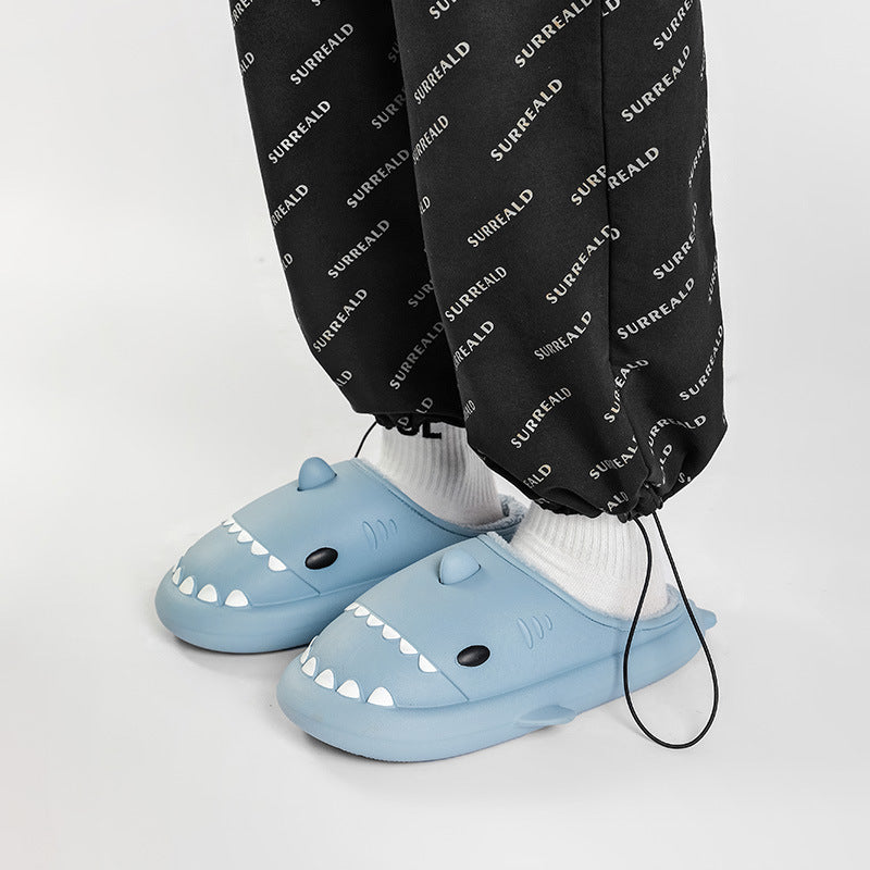 Cartoon Shark Shoes Home Slippers EVA Lovers Slippers Winter Soft Bottom Waterproof Shoes - 𝓢𝓱𝓸𝓹𝓵𝓮𝓬𝔂