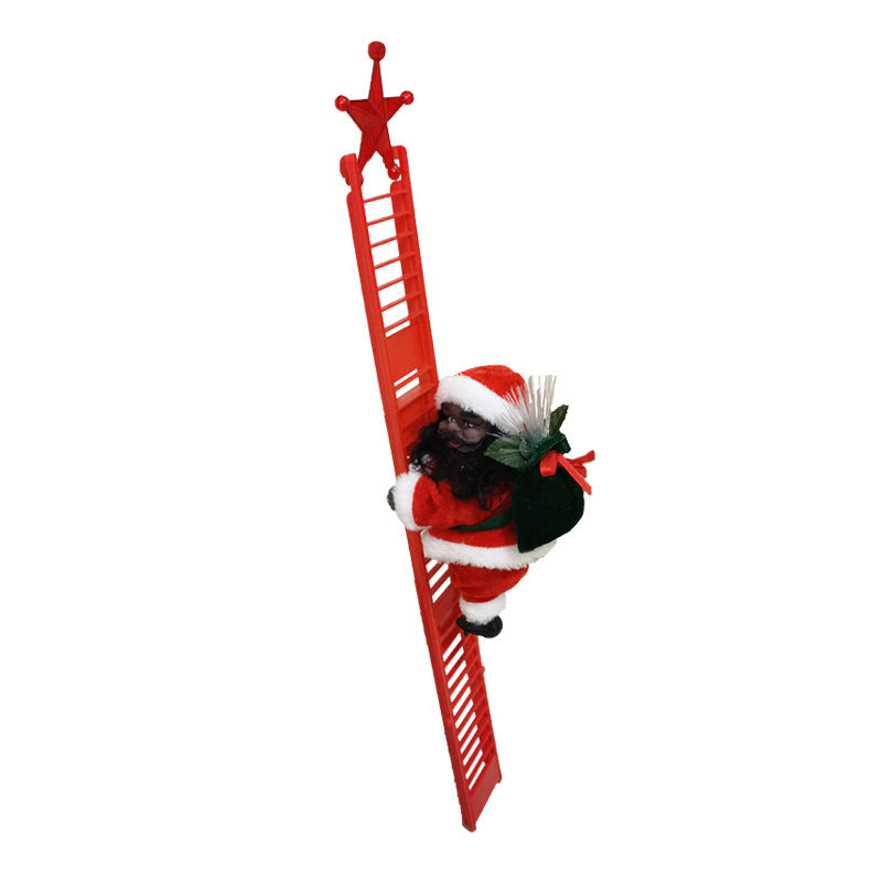 Climbing Ladder Electric Santa Claus Climbing Red Ladder Doll Toy - 𝓢𝓱𝓸𝓹𝓵𝓮𝓬𝔂
