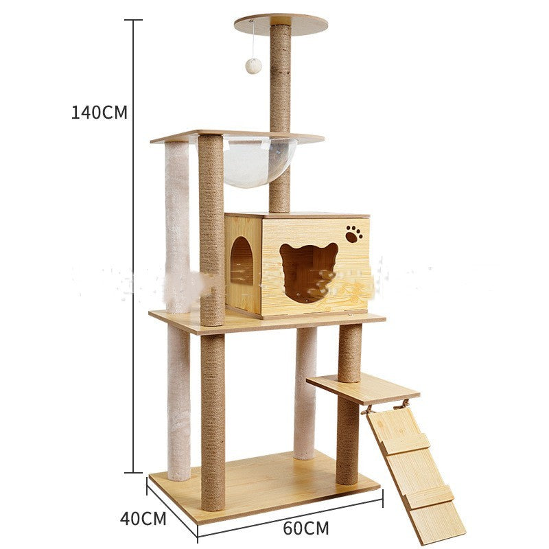 Cat Crawl Nest Scratching Board Tree Supplies Pet Toy Space Capsule - 𝓢𝓱𝓸𝓹𝓵𝓮𝓬𝔂