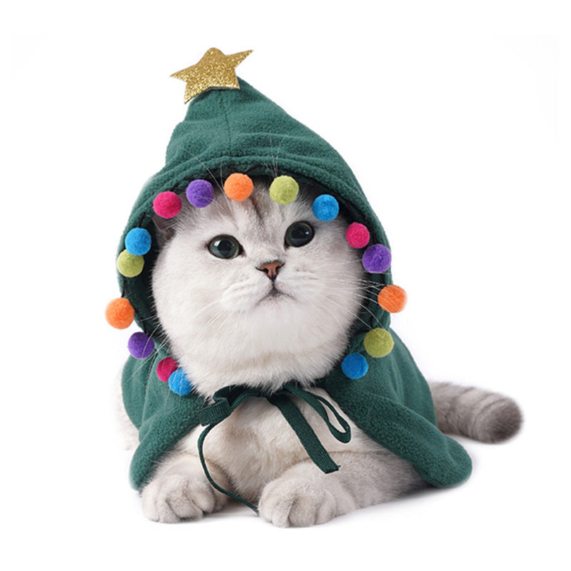 Cute Dog Cat Costume Christmas Cloak Halloween Disguise Cat - 𝓢𝓱𝓸𝓹𝓵𝓮𝓬𝔂