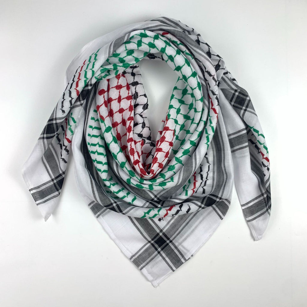 Keffiyeh Jacquard Square Scarf Men Dubai Middle East Muslim Saudi Arabia - 𝓢𝓱𝓸𝓹𝓵𝓮𝓬𝔂