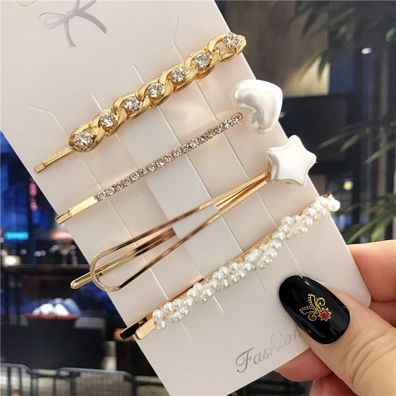 Jewelry Pearl Hairpin Set Retro Handmade Clip - 𝓢𝓱𝓸𝓹𝓵𝓮𝓬𝔂