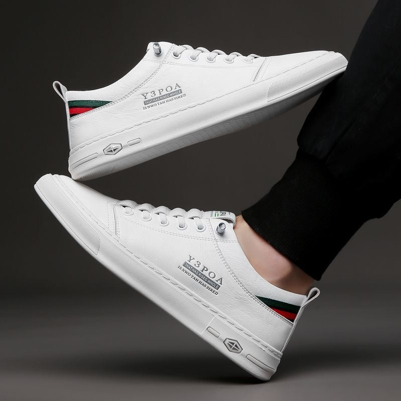 Breathable Soft Bottom White Shoes Casual All-matching Lace-up Men's Sneakers - 𝓢𝓱𝓸𝓹𝓵𝓮𝓬𝔂