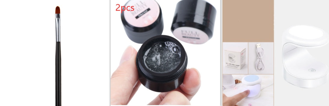 Creacked Repair Glue Nail Fiber Silk Extension Gel Fiberglass Poly UV Builder Gel Polish Manicure Art Prolonged Tool - 𝓢𝓱𝓸𝓹𝓵𝓮𝓬𝔂
