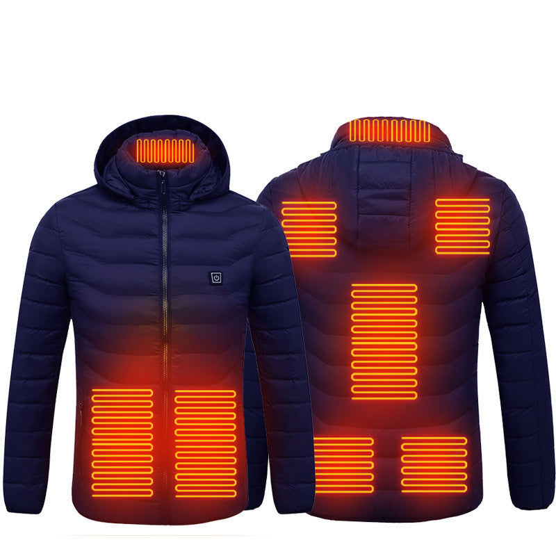 New Heated Jacket Coat USB Electric Jacket Cotton Heater Thermal Clothing Heating Vest - 𝓢𝓱𝓸𝓹𝓵𝓮𝓬𝔂