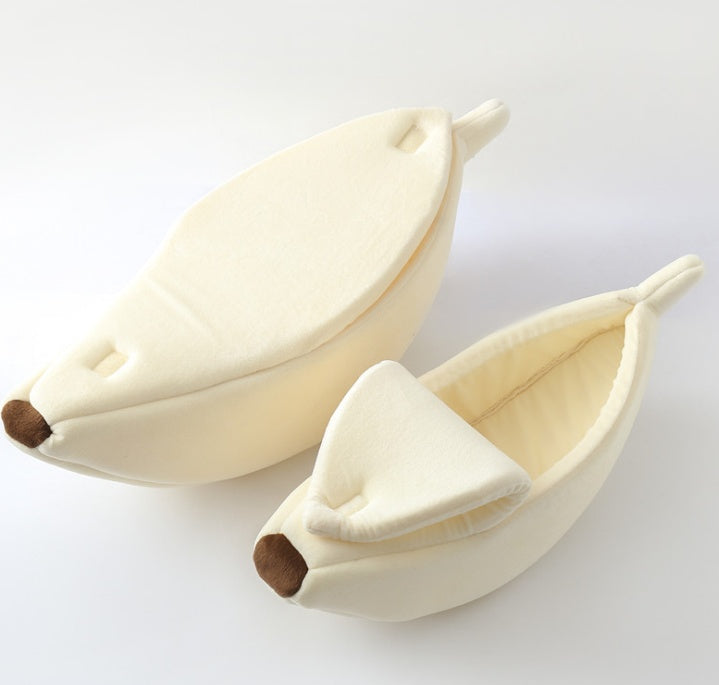 Pet House Dog Bed Banana Shape Dog House Cute Pet Kennel Nest Warm Dog Sofas Sleeping Bed - 𝓢𝓱𝓸𝓹𝓵𝓮𝓬𝔂