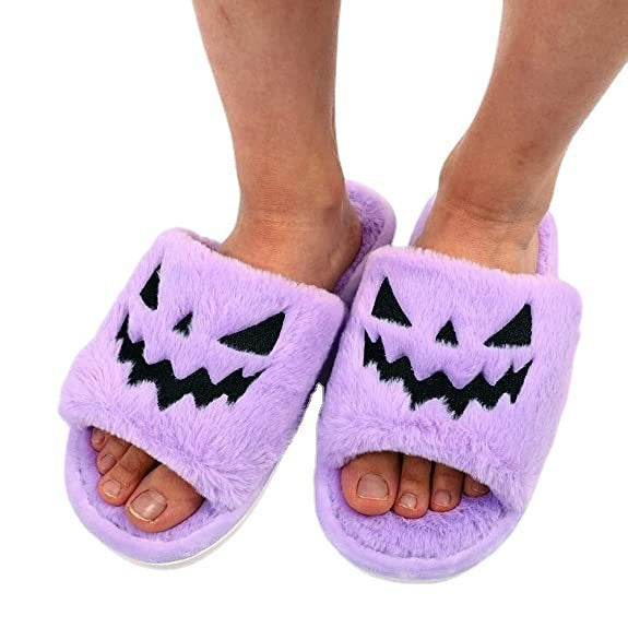 Halloween Shoes Winter Cute Warm Home Slippers Women - 𝓢𝓱𝓸𝓹𝓵𝓮𝓬𝔂