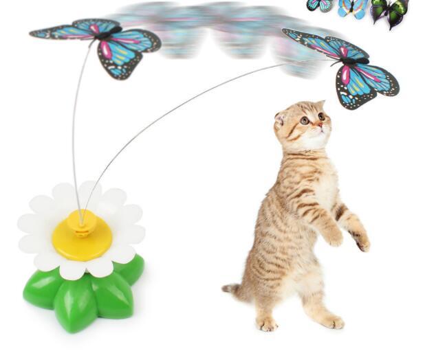 Electric Automatic Rotating Flower Pet Products - 𝓢𝓱𝓸𝓹𝓵𝓮𝓬𝔂