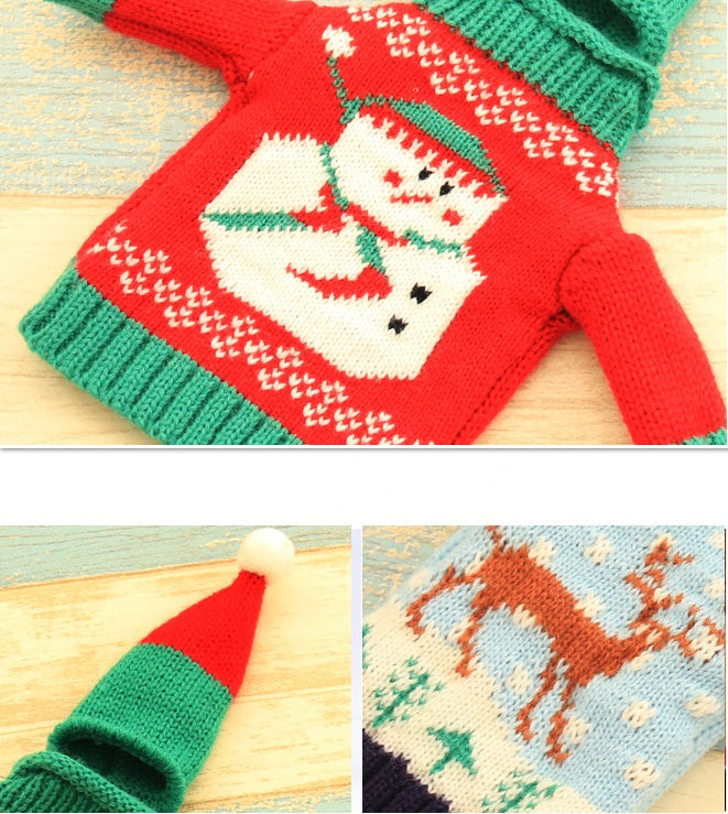 Knitted Christmas Bottle Set - 𝓢𝓱𝓸𝓹𝓵𝓮𝓬𝔂