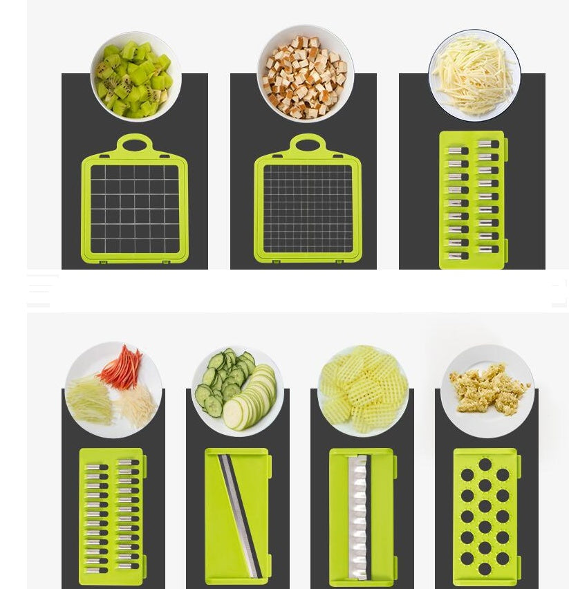 Multifunctional Vegetable Cutter Home Kitchen Slicing And Dicing Fruit Artifact - 𝓢𝓱𝓸𝓹𝓵𝓮𝓬𝔂