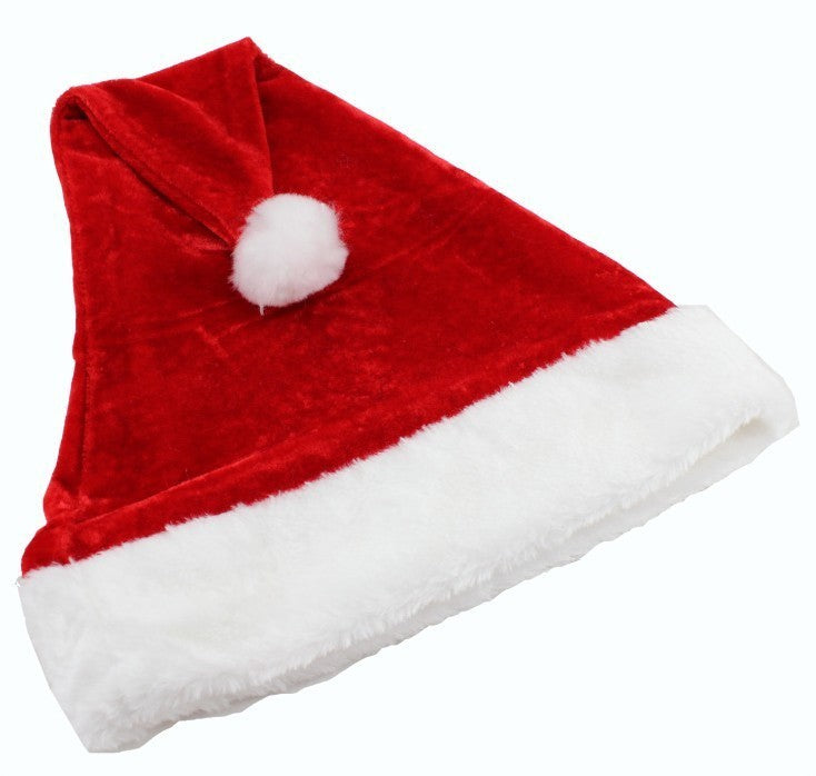 Christmas Goods Christmas Dense Velvet Short Plush Santa Hat New Super Soft Christmas Hat - 𝓢𝓱𝓸𝓹𝓵𝓮𝓬𝔂
