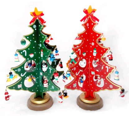Christmas Decorations Creative Christmas Tree Desktop Decoration Decorations Wood Christmas Tree - 𝓢𝓱𝓸𝓹𝓵𝓮𝓬𝔂