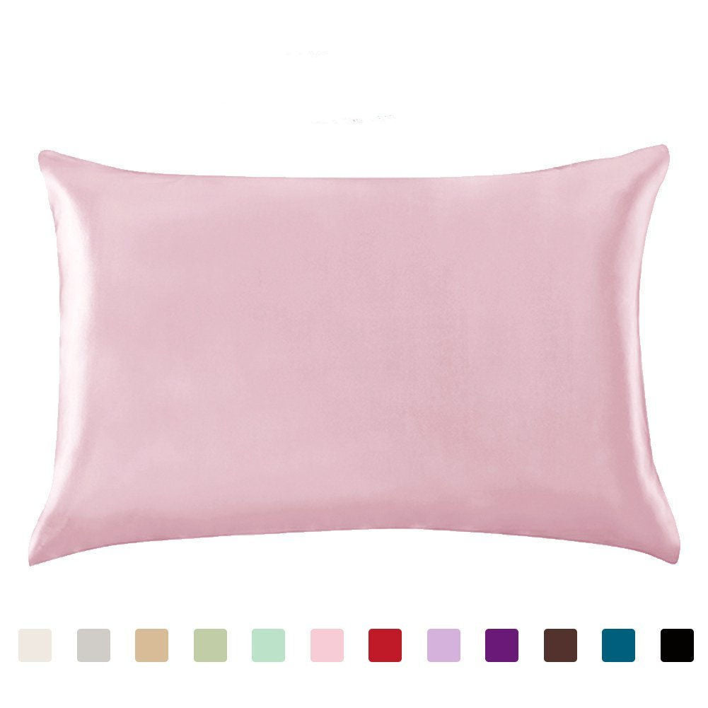 Pillowcase Satin Solid Color Simulation Silk Single Pillowcase Ice Silk Pillowcase - 𝓢𝓱𝓸𝓹𝓵𝓮𝓬𝔂