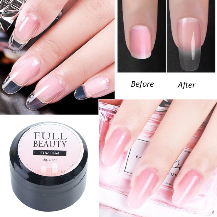 Creacked Repair Glue Nail Fiber Silk Extension Gel Fiberglass Poly UV Builder Gel Polish Manicure Art Prolonged Tool - 𝓢𝓱𝓸𝓹𝓵𝓮𝓬𝔂