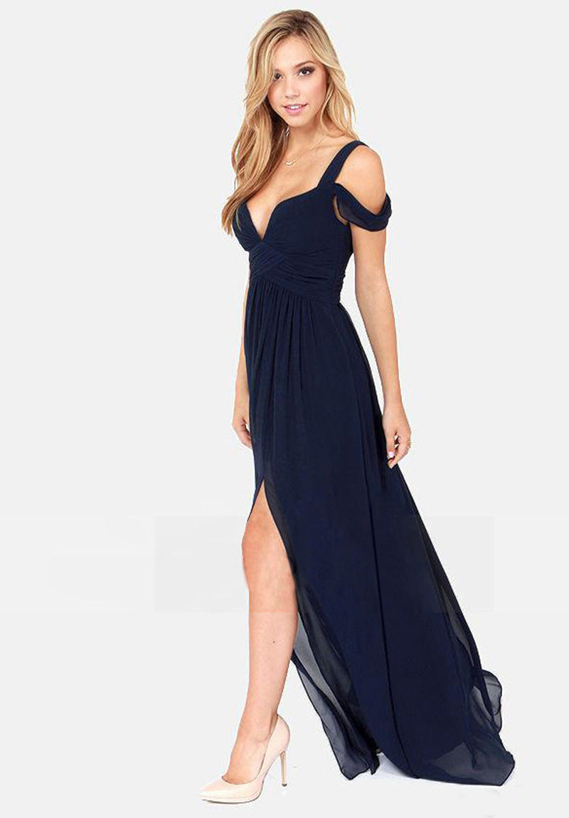 Long Floor Length Elegant Greek Style Pleated Dress - 𝓢𝓱𝓸𝓹𝓵𝓮𝓬𝔂