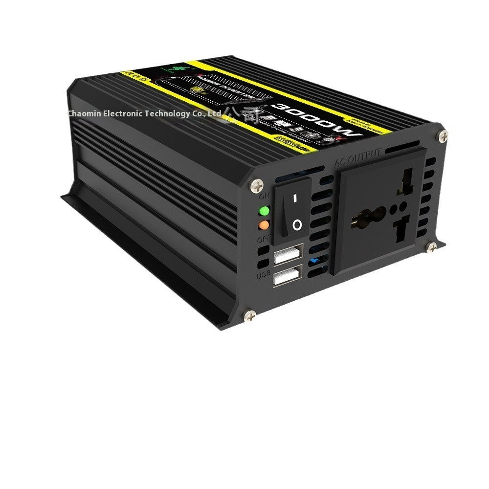 Inverter 12V To 220V110V3000W Vehicle Solar Power Conversion Inverter Off-grid High Frequency Correction - 𝓢𝓱𝓸𝓹𝓵𝓮𝓬𝔂