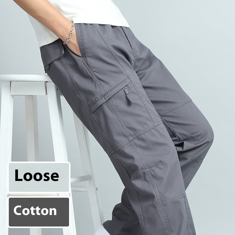 Overalls Men's Pure Cotton Casual Pants - 𝓢𝓱𝓸𝓹𝓵𝓮𝓬𝔂