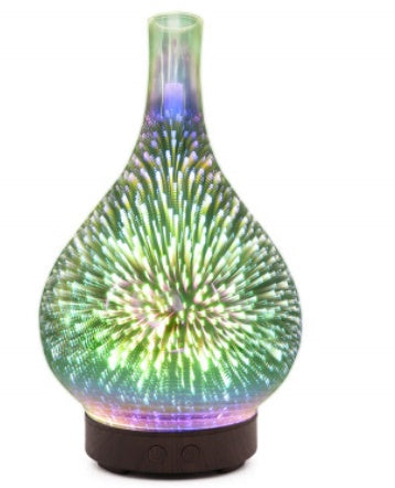 3D Glass Aroma Diffuser Colorful Lamp Humidifier Night Light - 𝓢𝓱𝓸𝓹𝓵𝓮𝓬𝔂