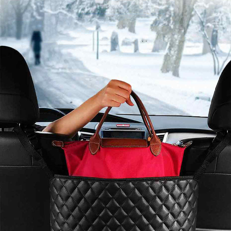 Car Storage Bag Handbag Holder Car Seat Storage Organizer Handbag Holder Auto Interior Stowing Tidying Car Middle Organizer - 𝓢𝓱𝓸𝓹𝓵𝓮𝓬𝔂