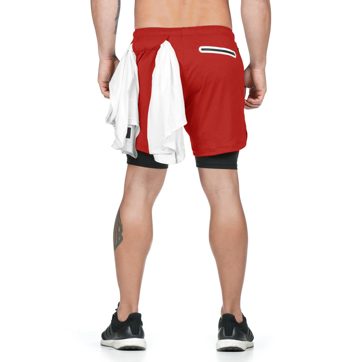Running Shorts Men 2 In 1 Double-deck Quick Dry GYM  Fitness Jogging Workout  Pants - 𝓢𝓱𝓸𝓹𝓵𝓮𝓬𝔂