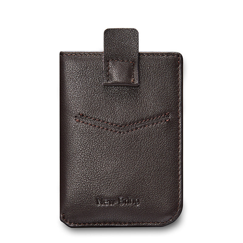 Genuine Leather Wallet Men's Card Holder Thin Cowhide - 𝓢𝓱𝓸𝓹𝓵𝓮𝓬𝔂