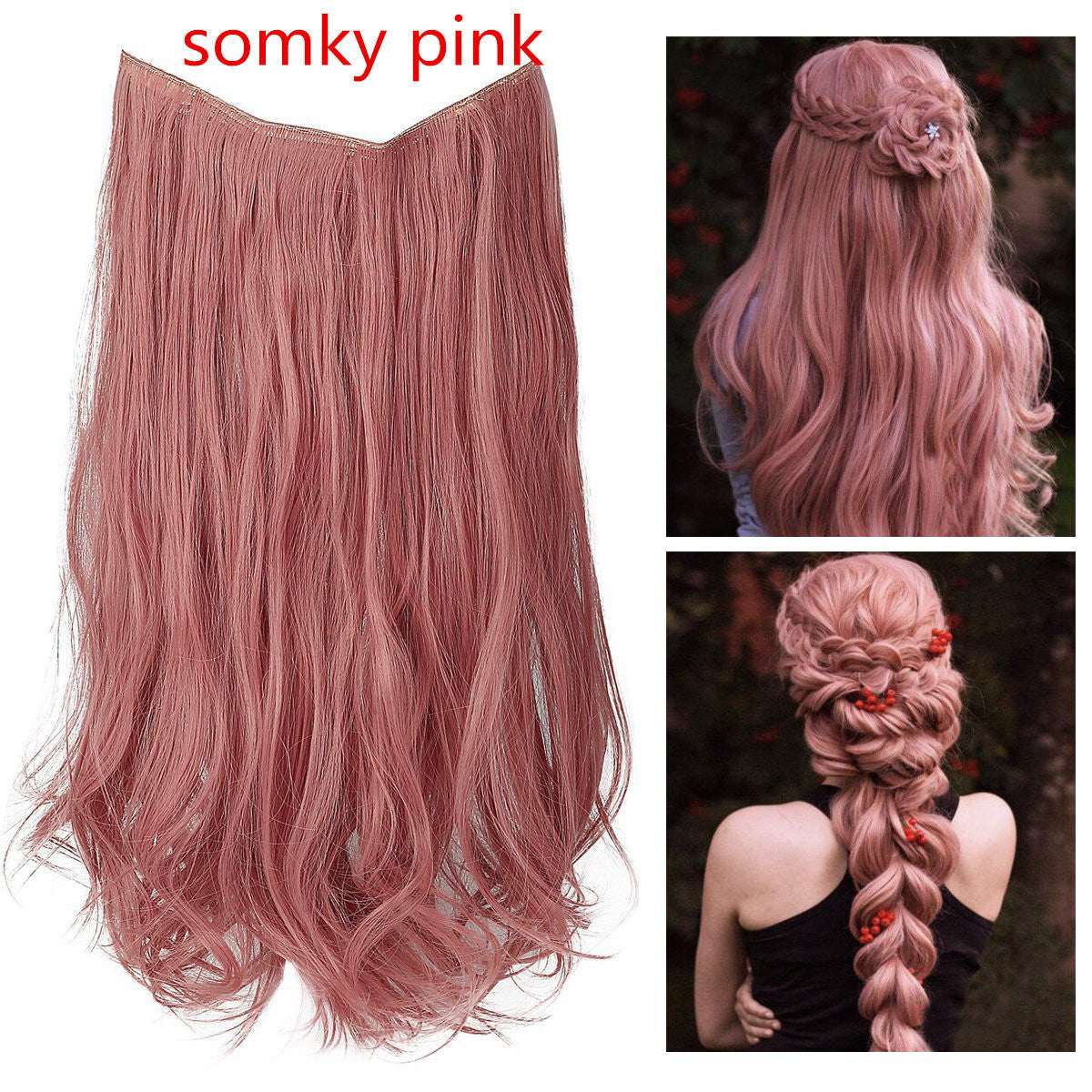 Female Fish Line Wavy Short Curly Hair Wig 30 35cm - 𝓢𝓱𝓸𝓹𝓵𝓮𝓬𝔂