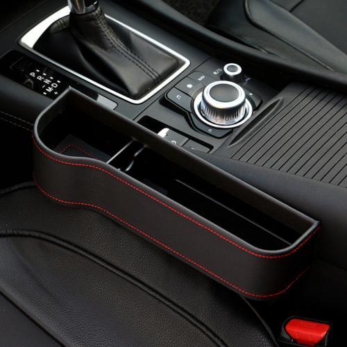 PU Car Organizer Seat Gap Storage Box Car Seat Side Slit for Wallet Phone Coins Cigarette Keys Cards Car Accessories - 𝓢𝓱𝓸𝓹𝓵𝓮𝓬𝔂