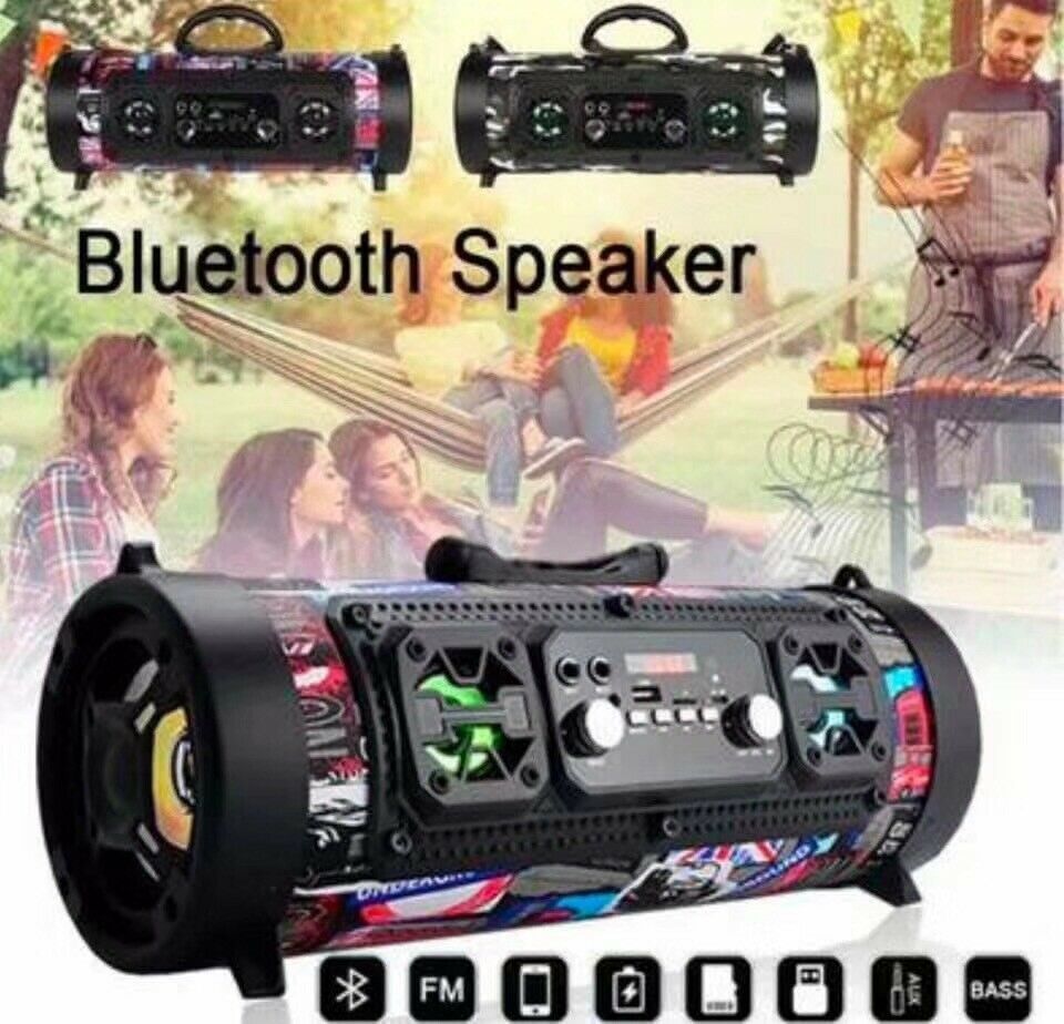 High-power Portable Waterproof Wireless Bluetooth Speaker - 𝓢𝓱𝓸𝓹𝓵𝓮𝓬𝔂