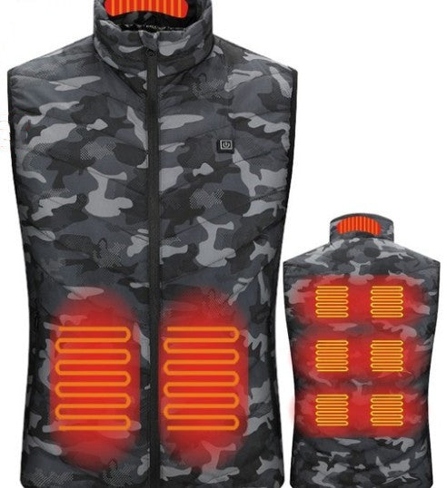 Heated Vest Smart Electric Heating Jacket Men Women Waistcoat Winter - 𝓢𝓱𝓸𝓹𝓵𝓮𝓬𝔂