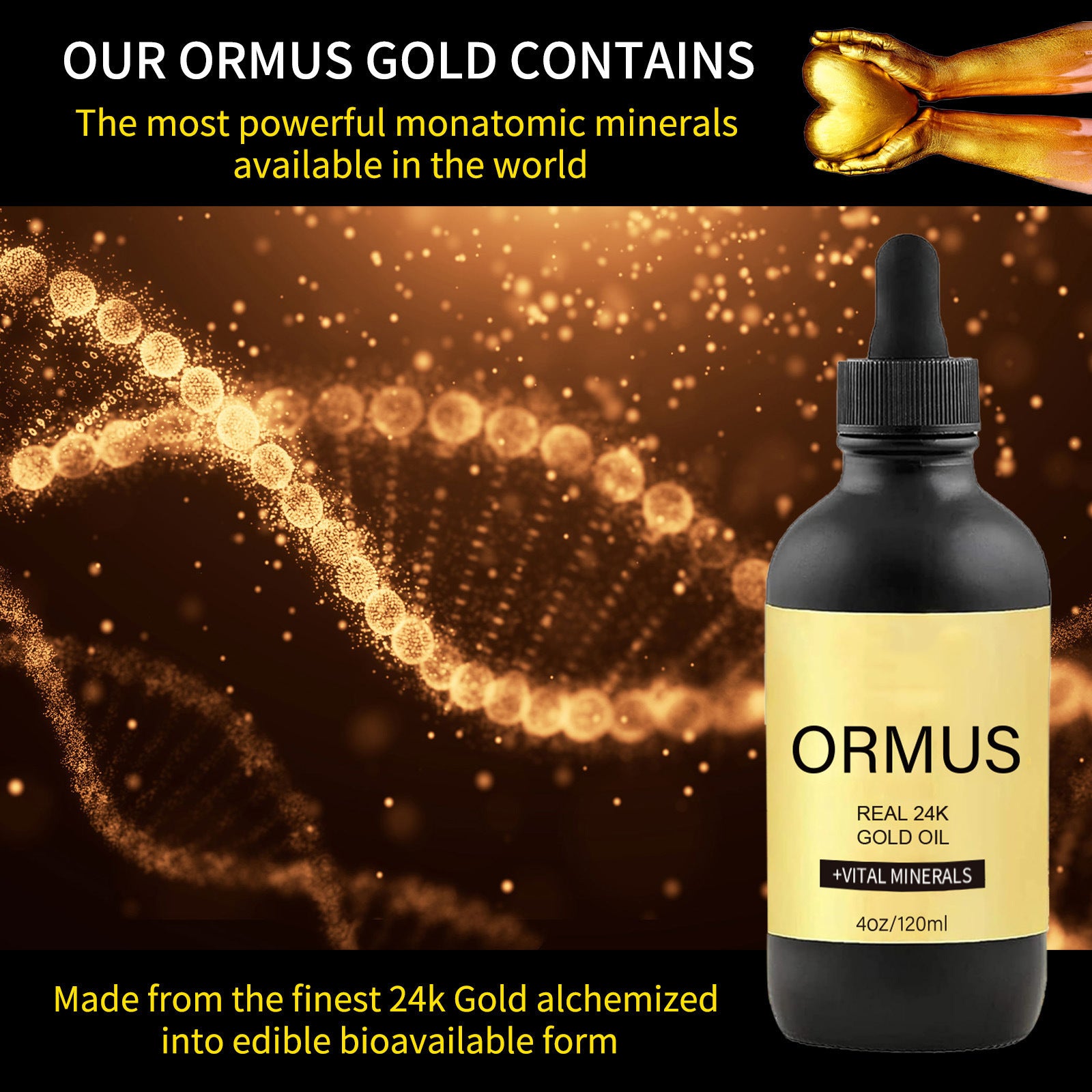 Mineral Health Drops Ormus Golden Oil 24K Drops - 𝓢𝓱𝓸𝓹𝓵𝓮𝓬𝔂