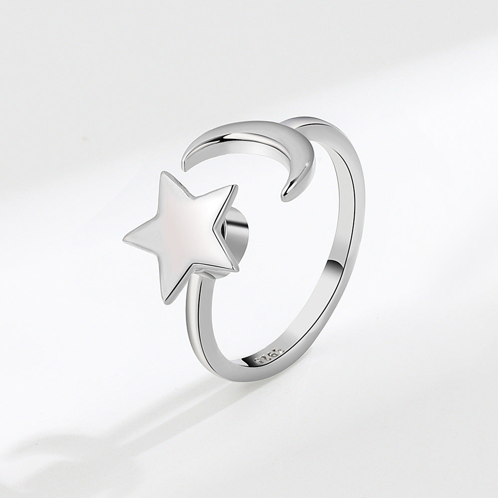 S925 Sterling Silver New Style XINGX Spinning Ring Female - 𝓢𝓱𝓸𝓹𝓵𝓮𝓬𝔂
