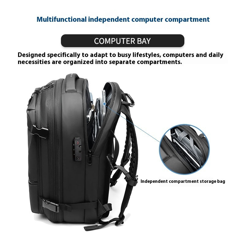 Men's Large-capacity Backpack Dry Wet Separation Anti-theft Package Business Leisure Unisex Backpack - 𝓢𝓱𝓸𝓹𝓵𝓮𝓬𝔂